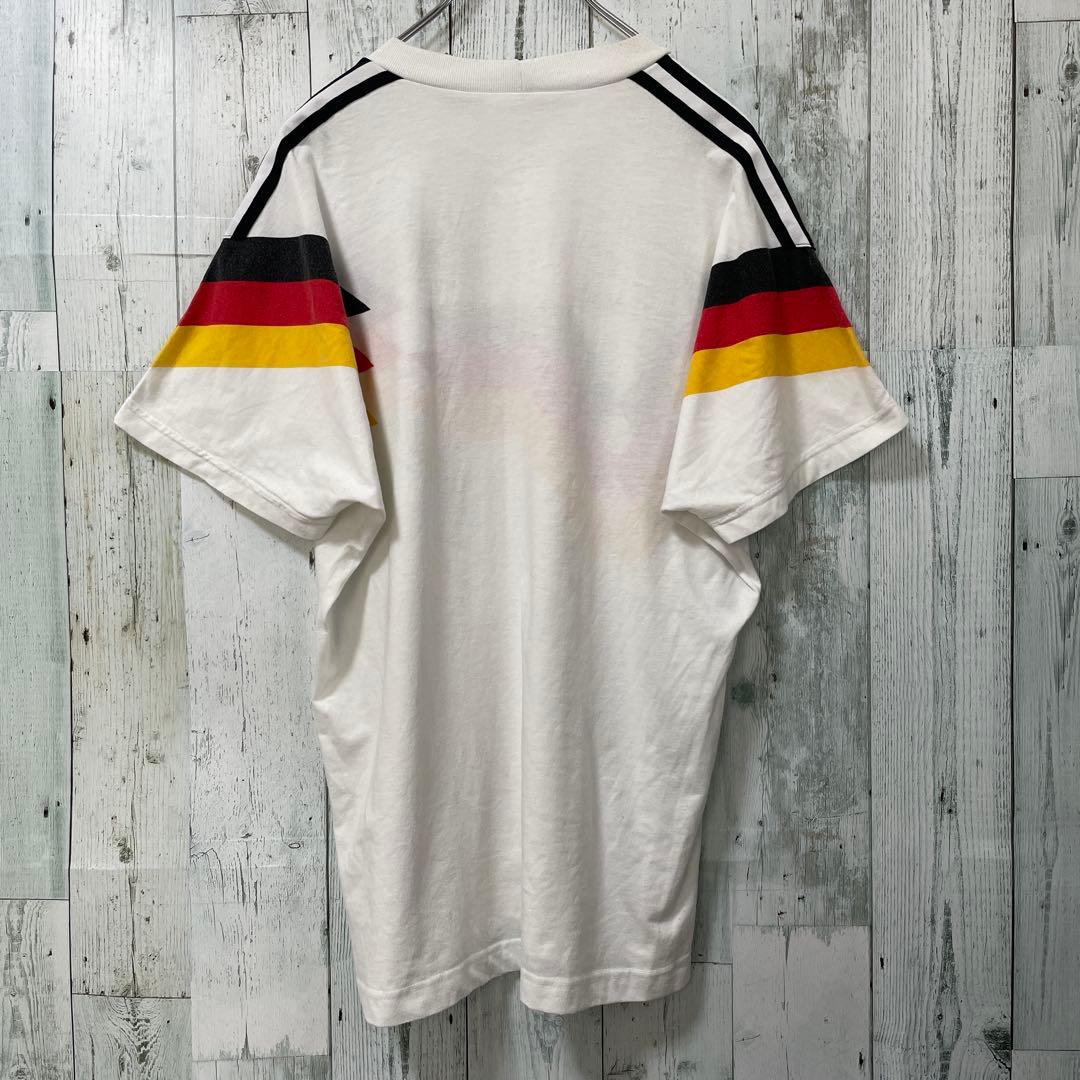 90's adidas ドイツ代表 Tシャツ ホワイト