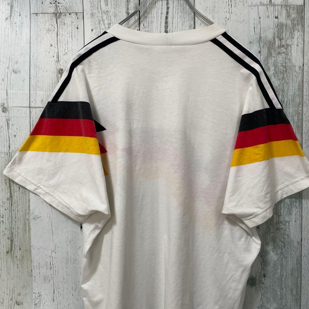 90's adidas ドイツ代表 Tシャツ ホワイト