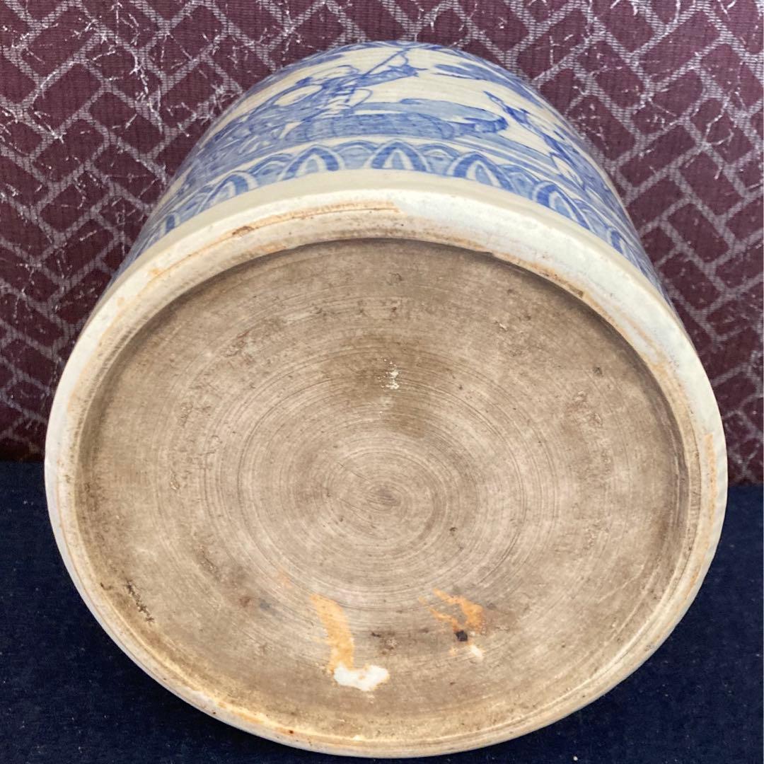 唐子紋水指　　茶道具