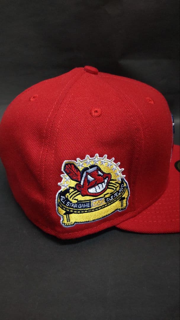 New Era 59FIFTYクリーブランド・インディアンスキャップレッド1/2