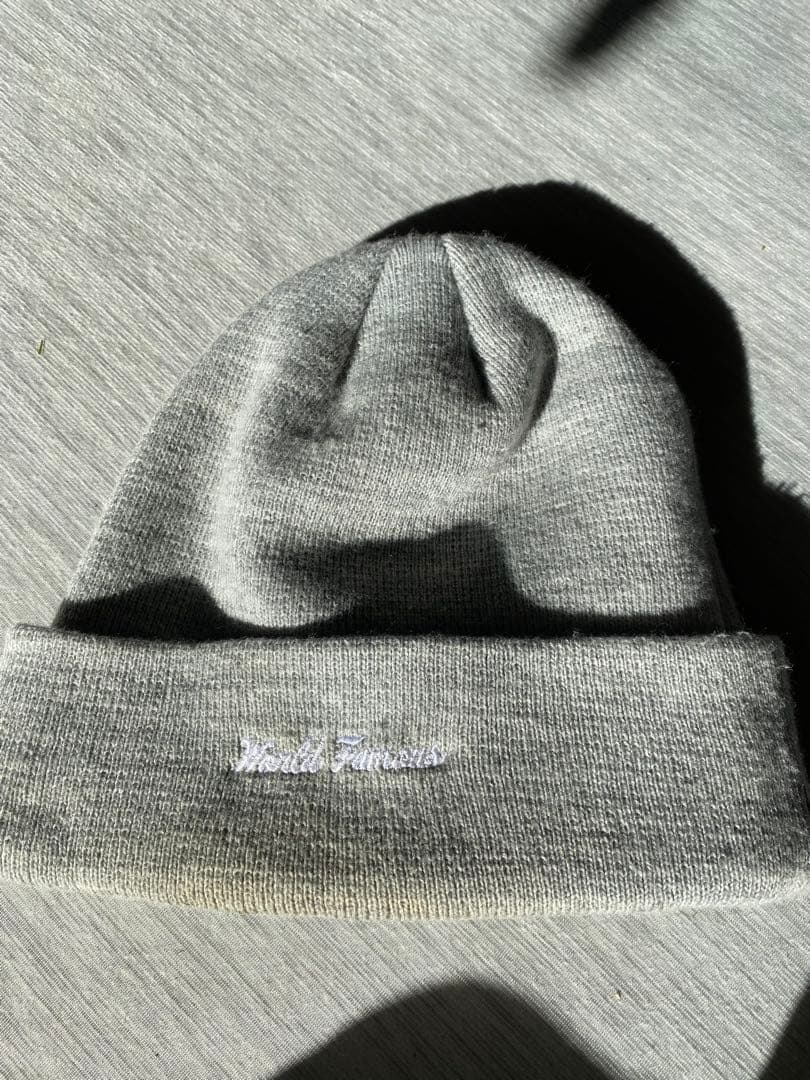 Supreme × New Era グレー ニット帽
