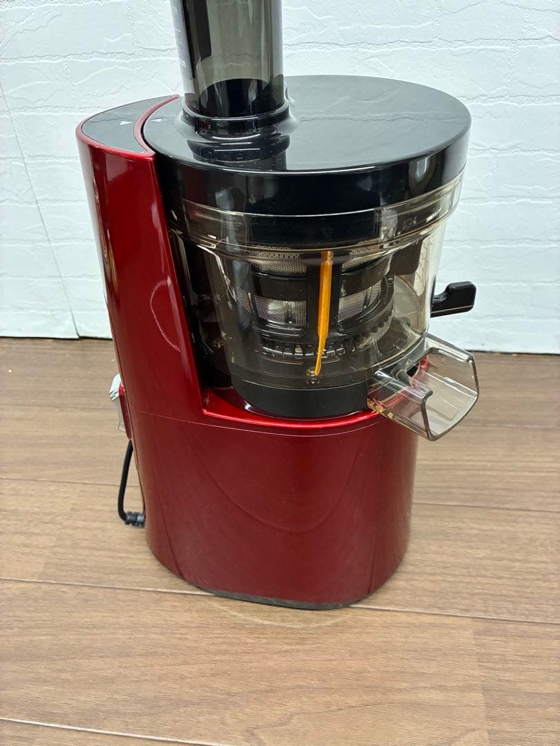 HUROM 低速ジューサー H-AA-RBA17 レッド ジュースメーカー
