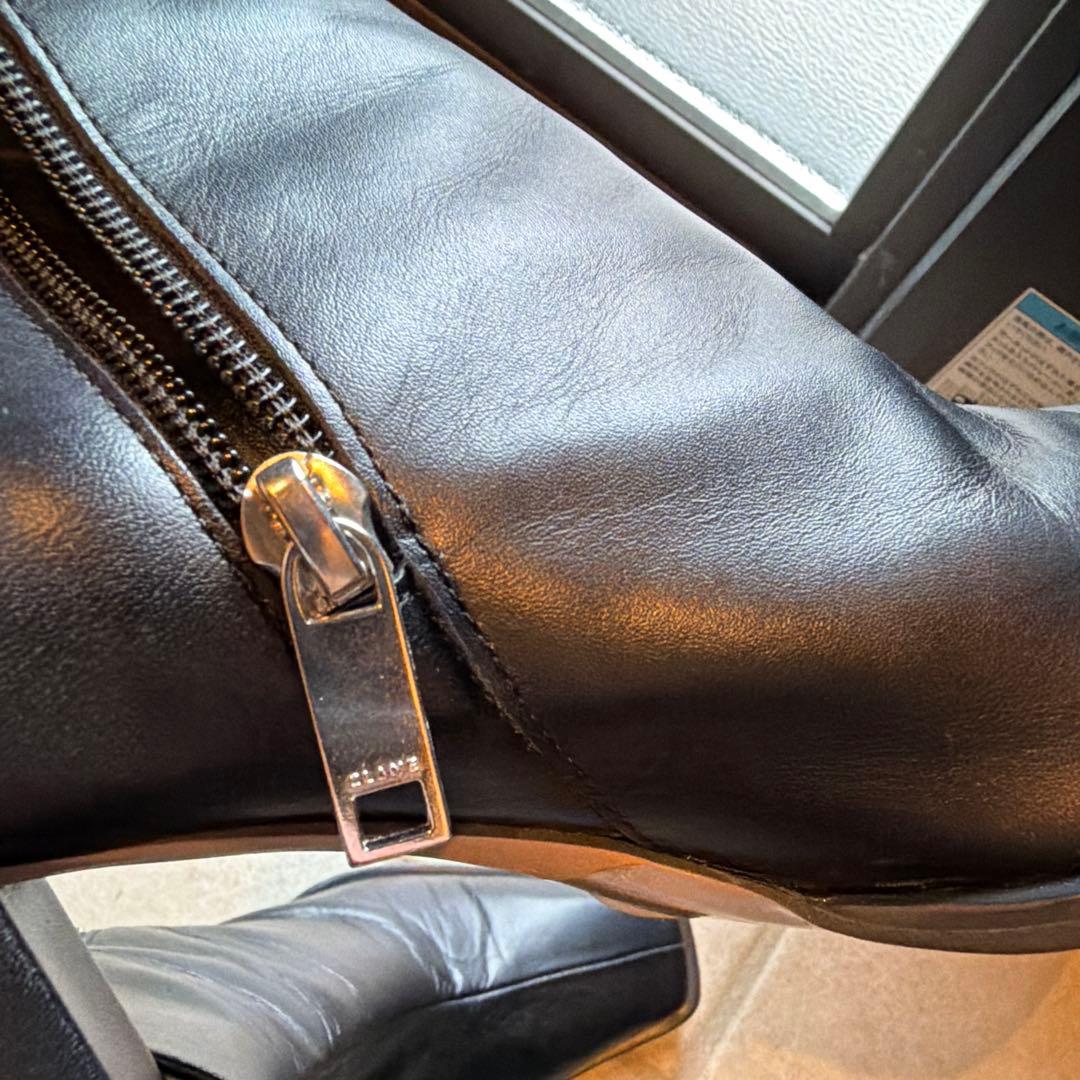 靴 CLANE SQUARE EDGE SHORT BOOTS 38 24.5