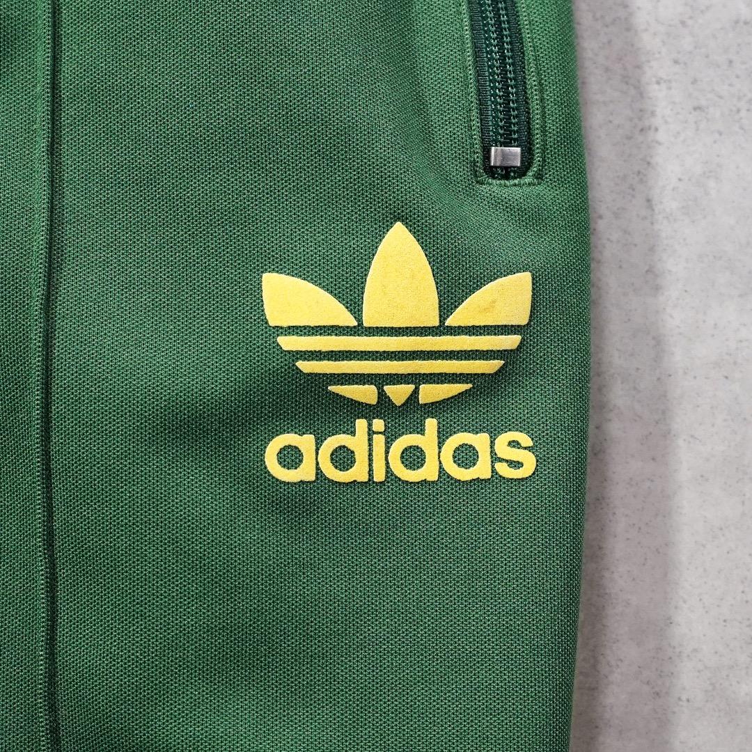 adidas アディダス トラックパンツ 古着 00s L 緑 黄色 19647