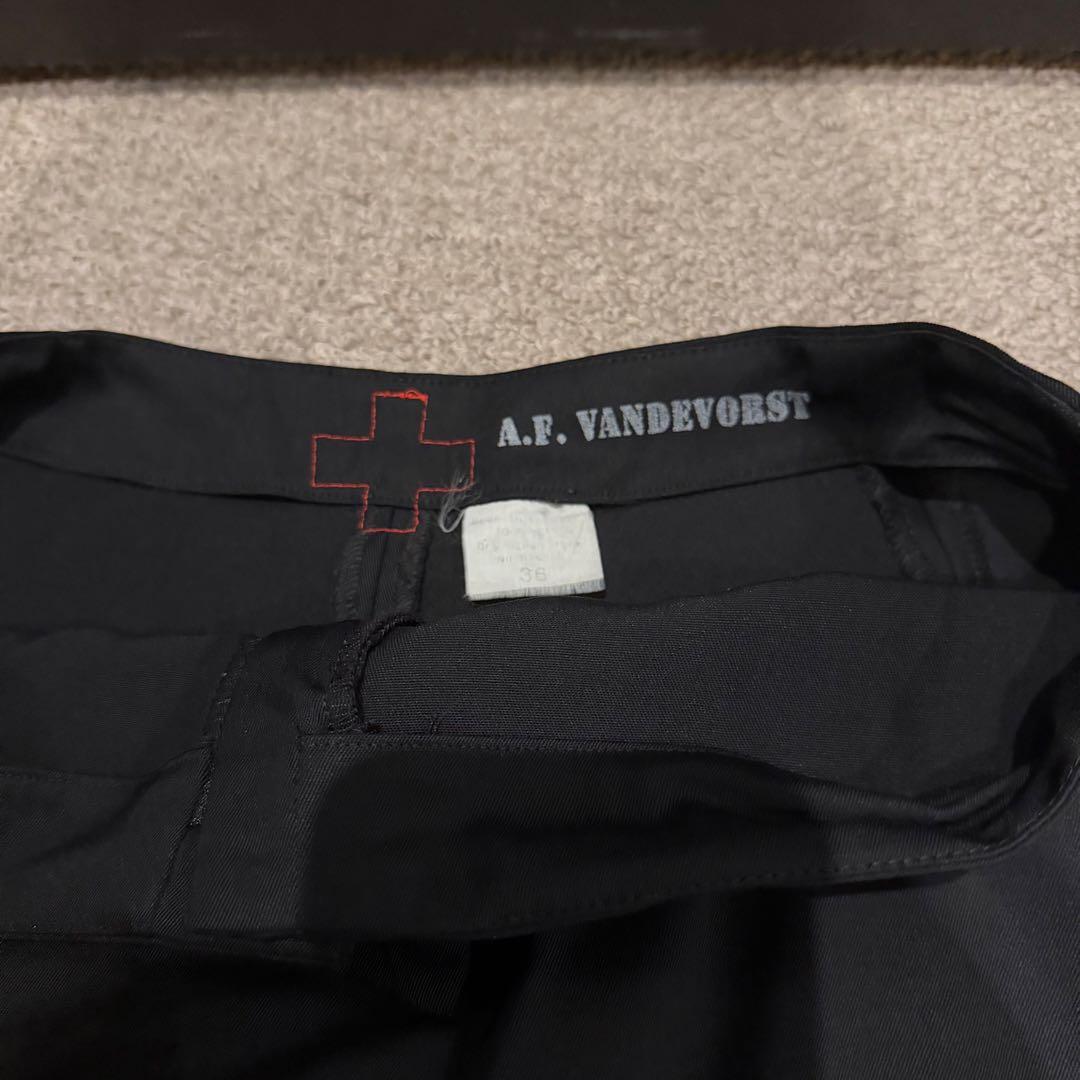 A.F. VANDEVORST ロングスカート タイトフレアブラック　レディース