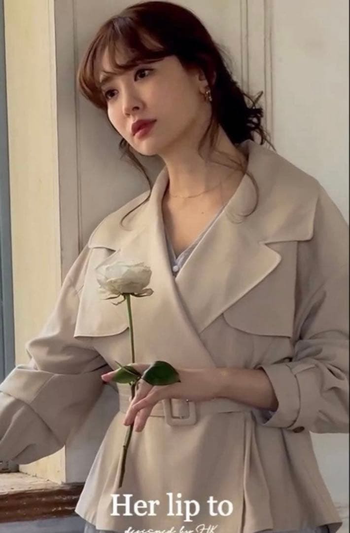 ジャケット・アウター Herlipto Everyday Belted Trench Jacket