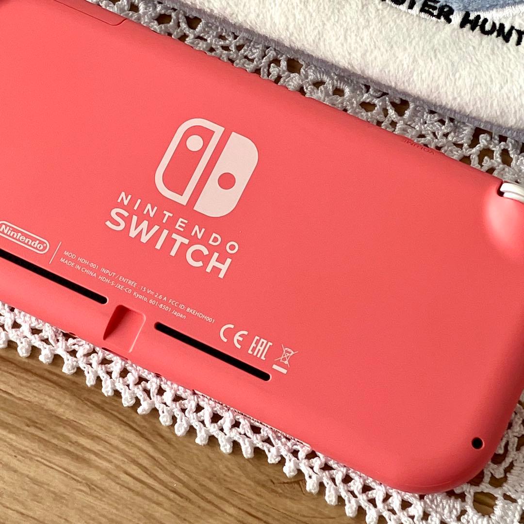 ジャンク・ケース付き Nintendo Switch Lite コーラルピンク
