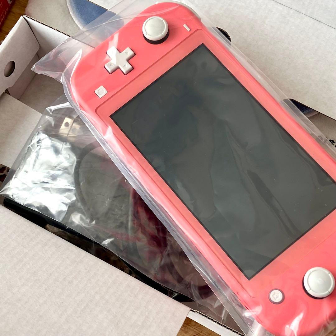 ジャンク・ケース付き Nintendo Switch Lite コーラルピンク