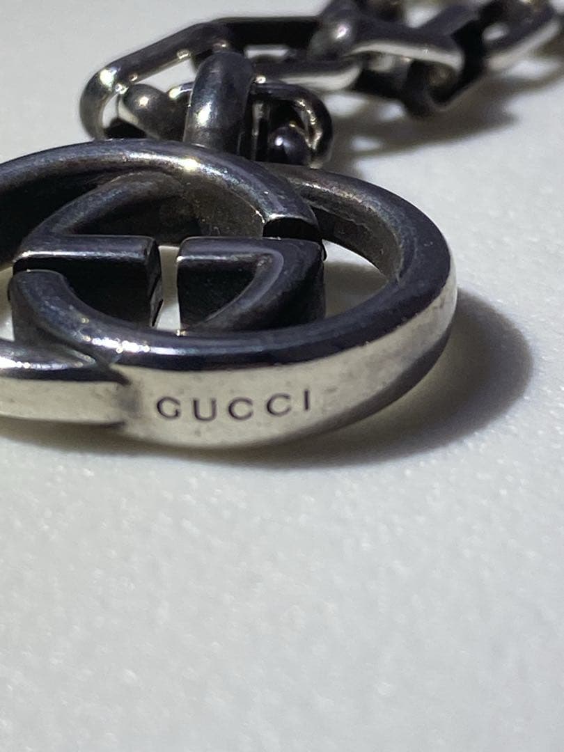 GUCCI グッチ　インターロッキングG ネックレス　シルバー　AG925
