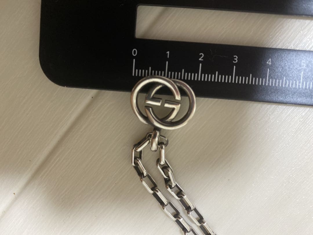 GUCCI グッチ　インターロッキングG ネックレス　シルバー　AG925