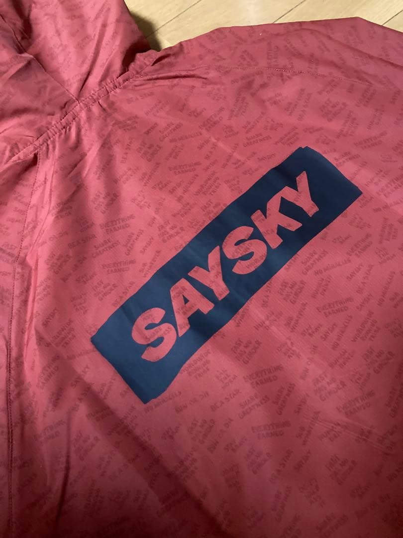 未使用　saysky セットアップ　ジャケット　パンツ　赤　S ショーツ