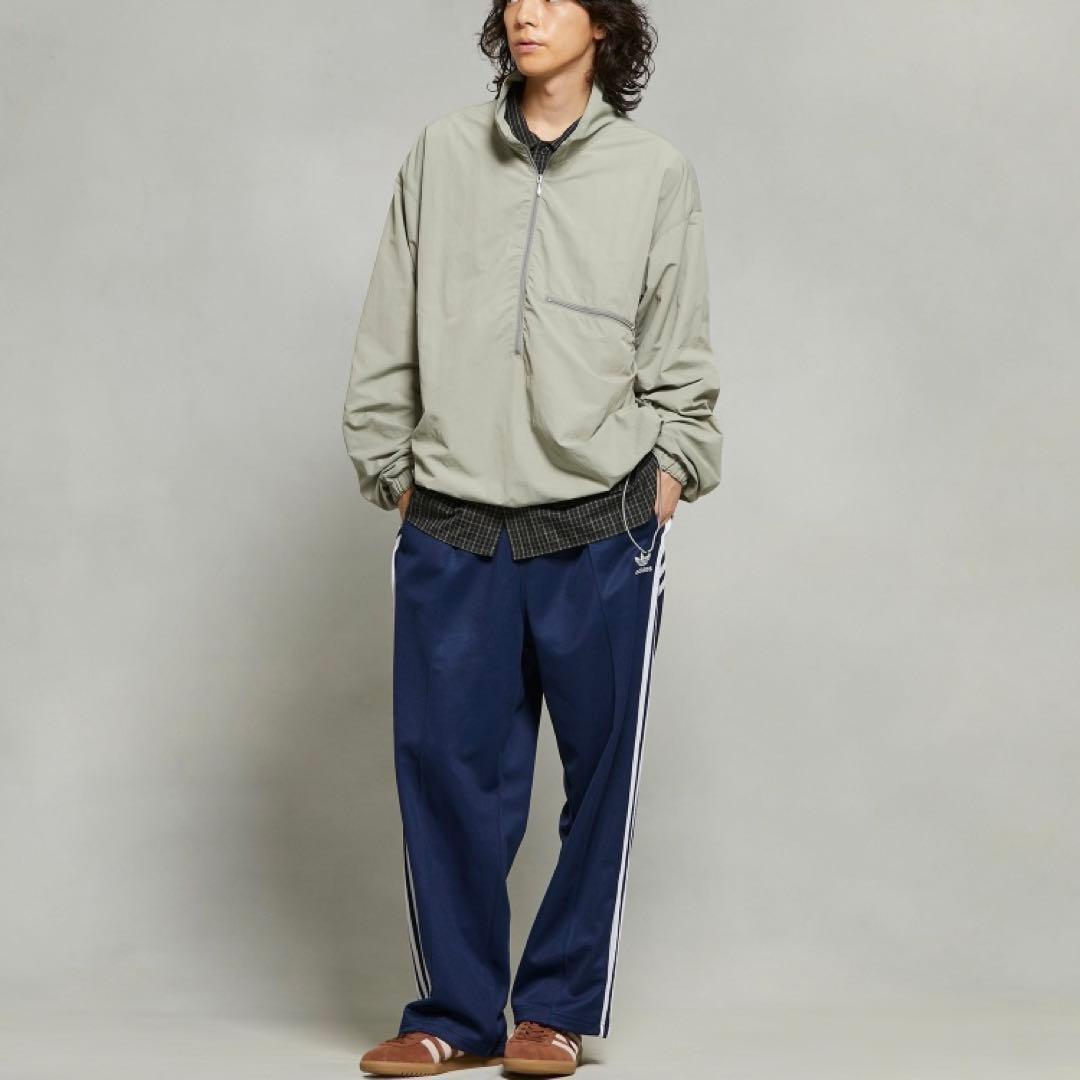 adidas バギーフィット ファイヤーバード トラックパンツ ネイビー M