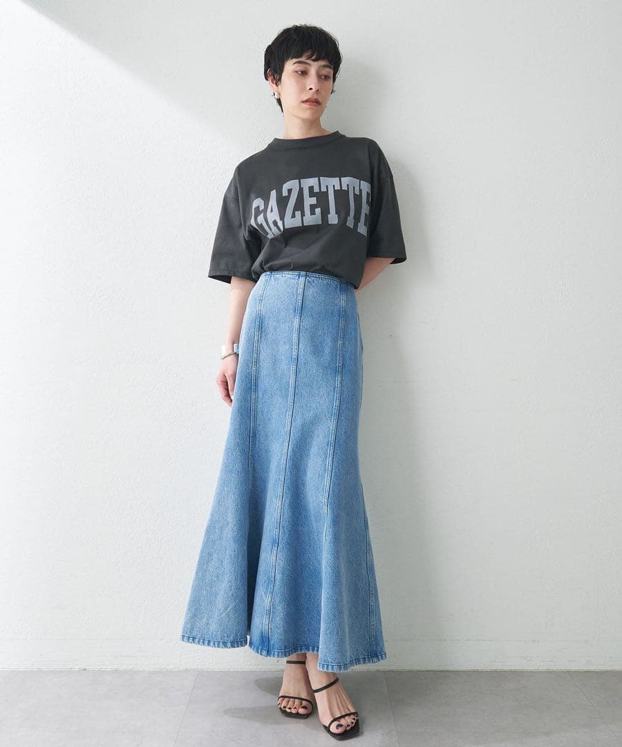 新品 Whim Gazette ウィム ガゼット フレア デニム スカート 36