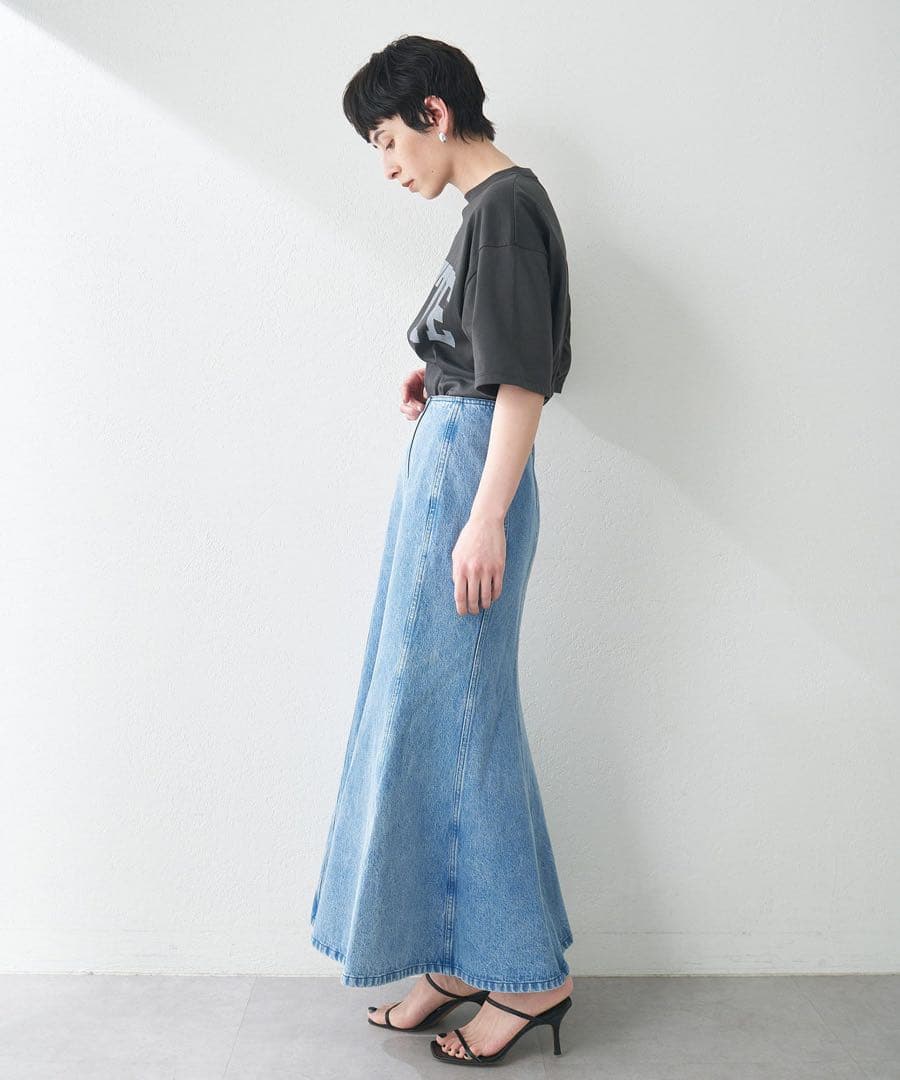 新品 Whim Gazette ウィム ガゼット フレア デニム スカート 36