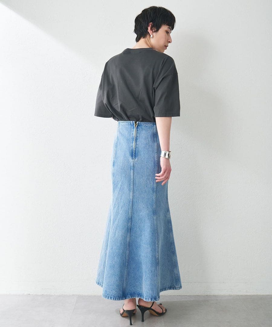 新品 Whim Gazette ウィム ガゼット フレア デニム スカート 36