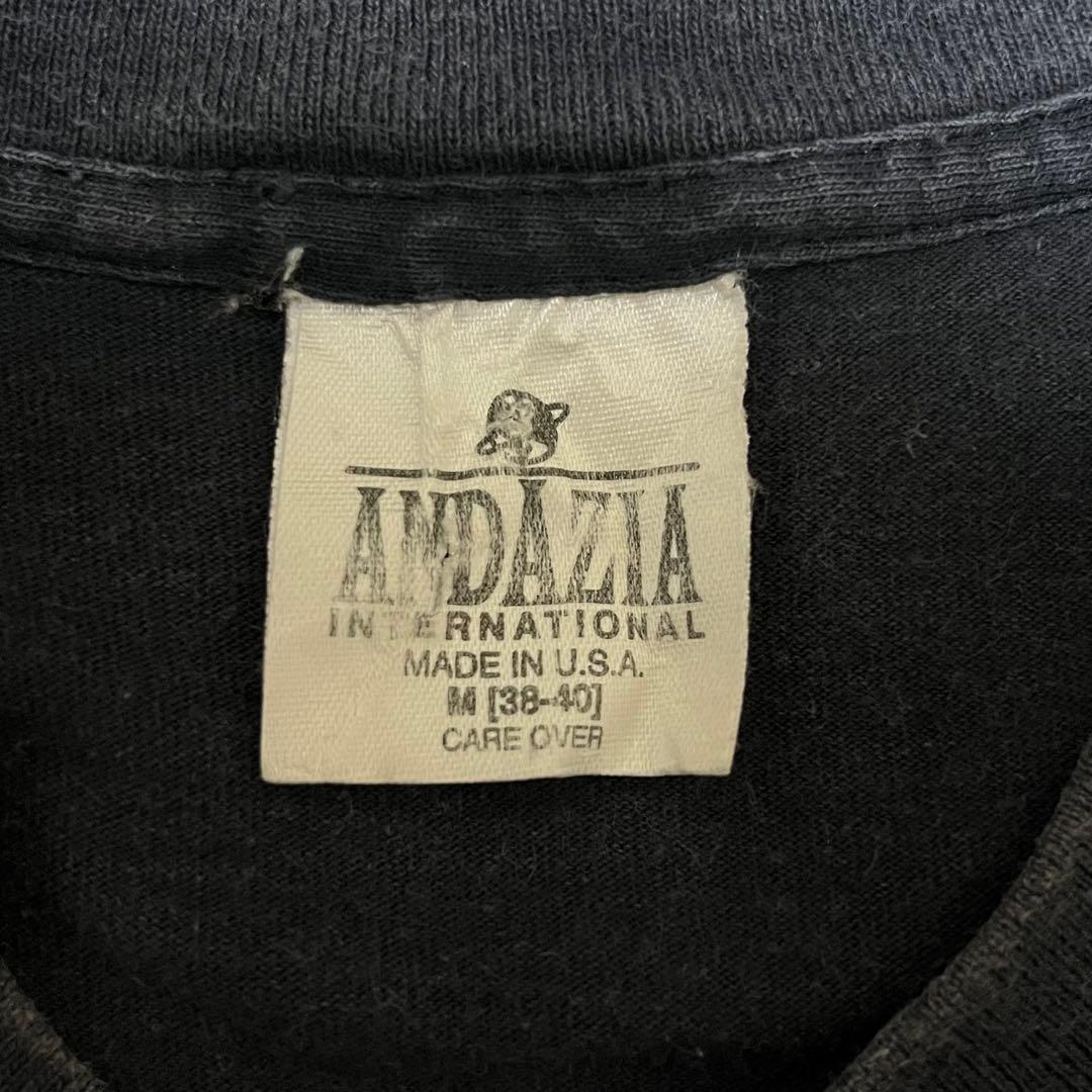 90s ANDAZIA M.C.エッシャー だまし絵 片面プリント Tシャツ