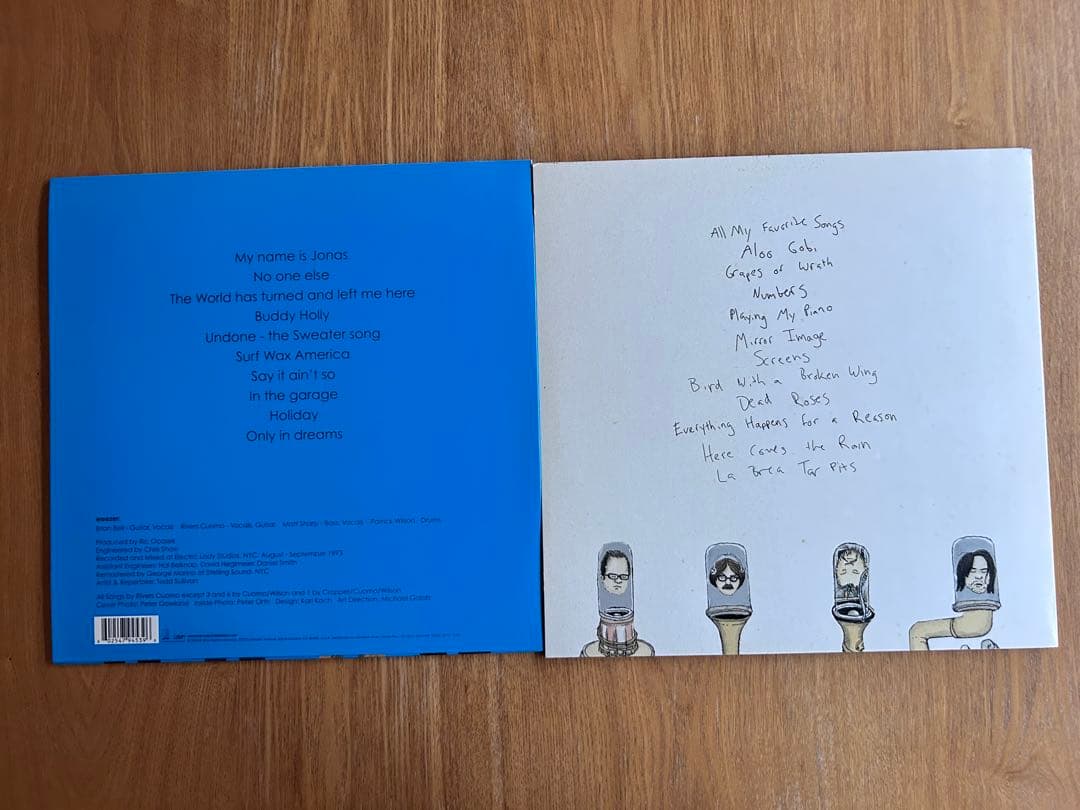 WeezerウィーザーBlue Album Ok human LP中古レコード
