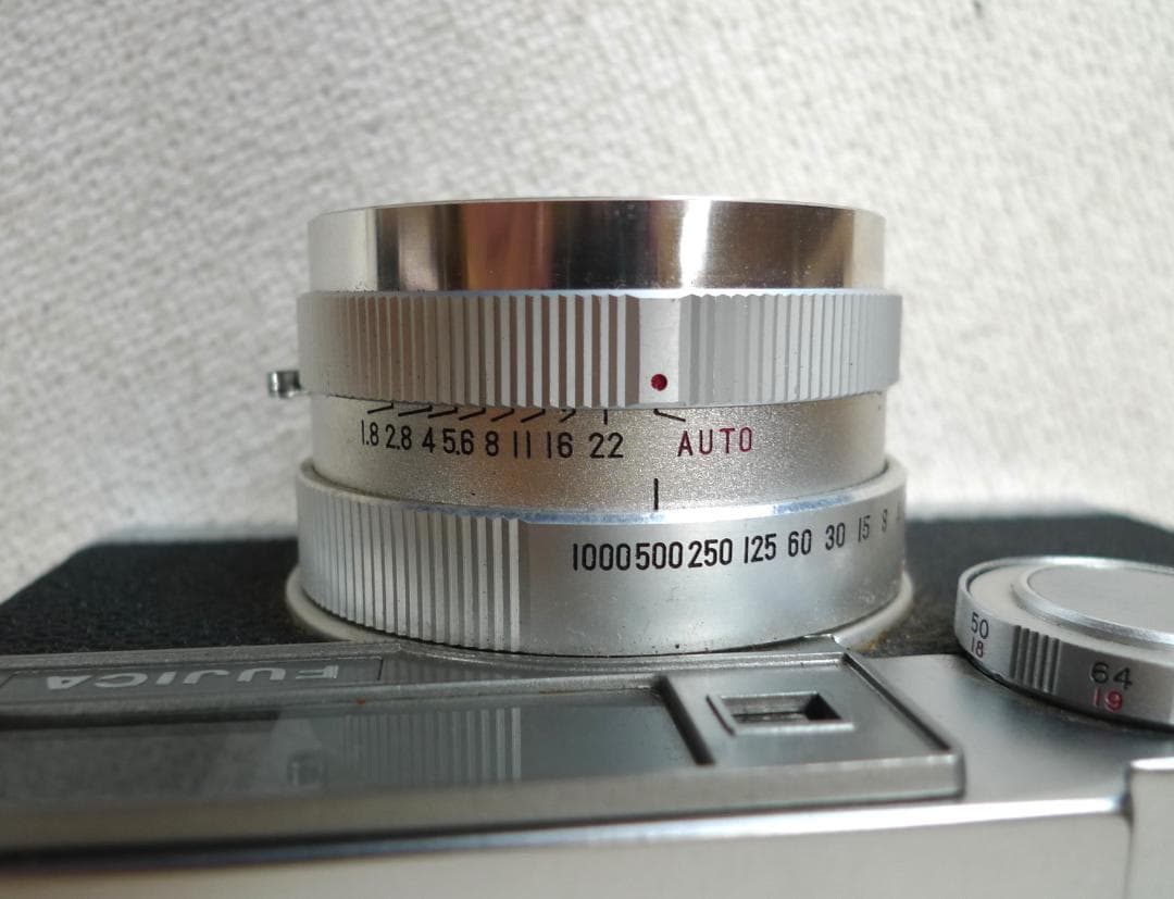 動作確認済 希少 美品 FUJICA V2 FUJINON 45mm f1.8
