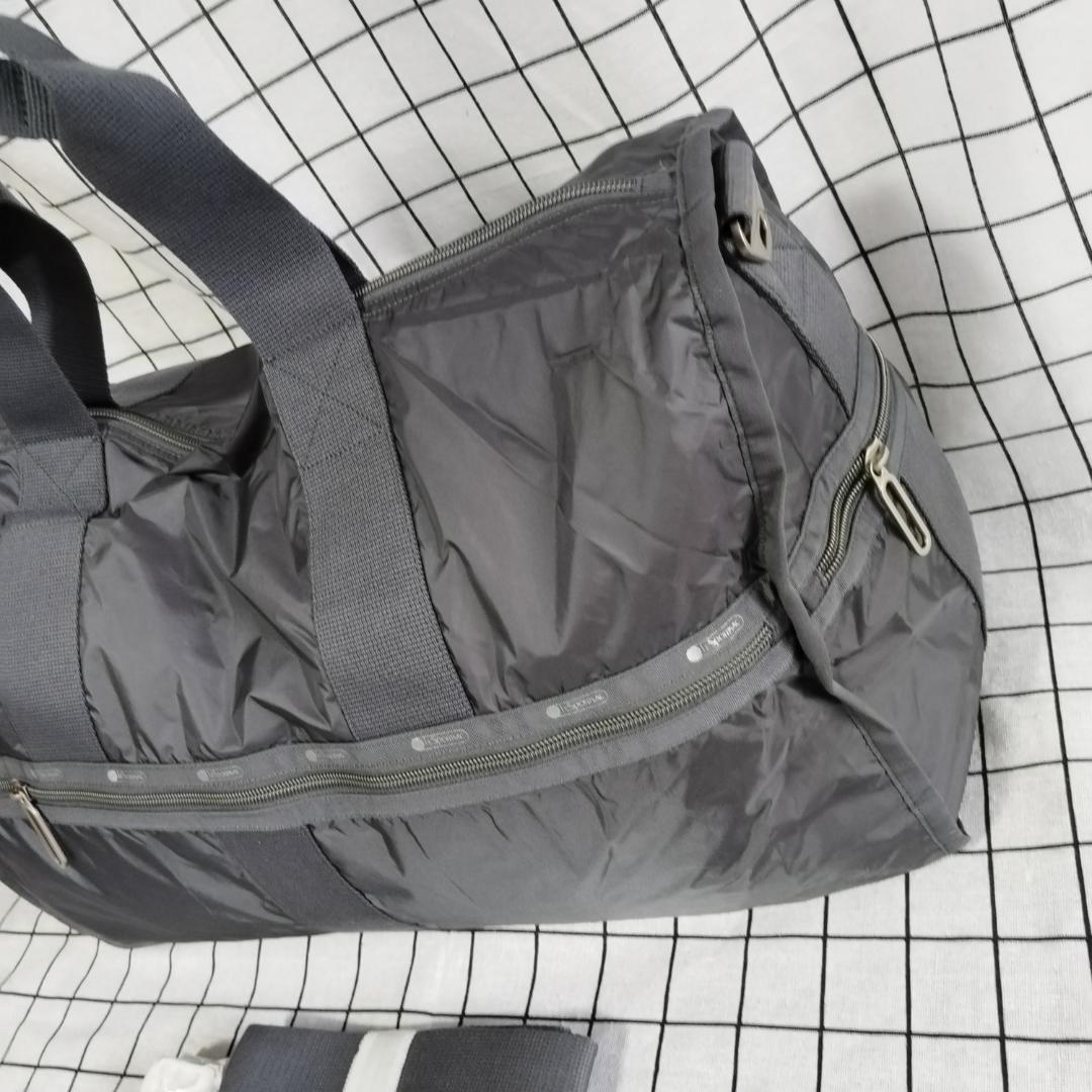 レスポートサック エッセンシャル 　超軽量 グレー ボストンバッグ