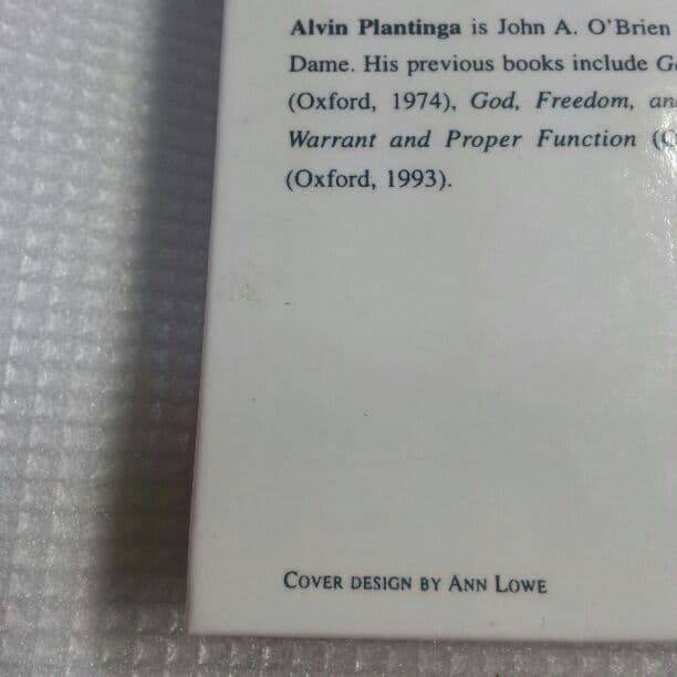Warranted Christian Belief 　中古洋書