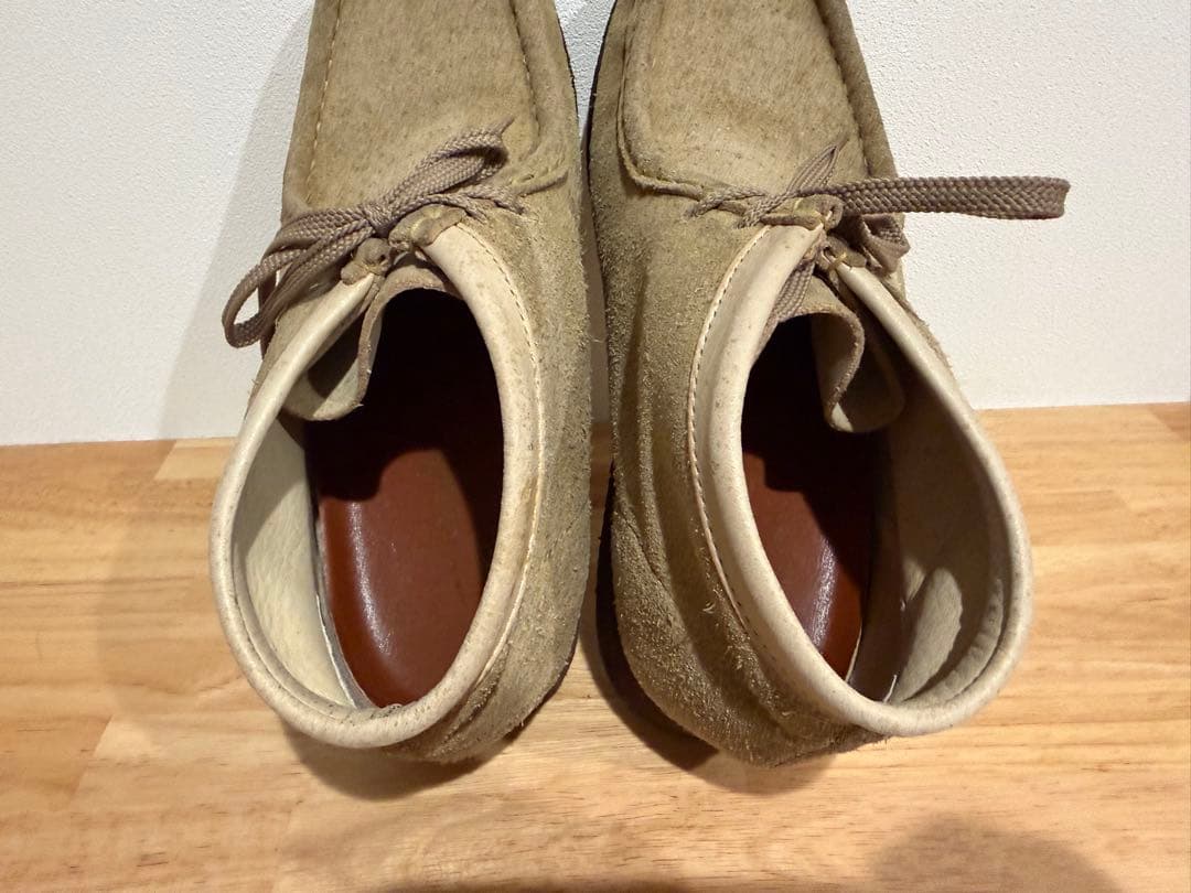 CLARKS WALLABEE クラークス ワラビー ベージュ