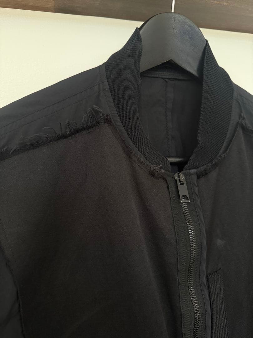 ジャケット・アウター Haider Ackermann blacksilk bomber jacket