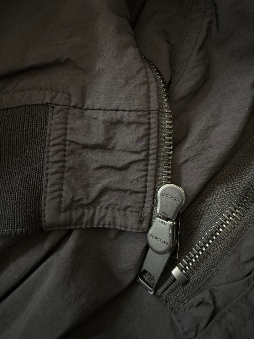 ジャケット・アウター Haider Ackermann blacksilk bomber jacket