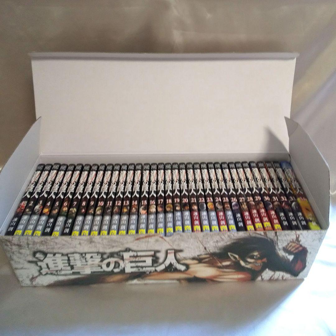 帯付26冊　進撃の巨人全巻 収納BOXケース箱付・関連本・セット