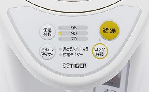 タイガー 魔法瓶 マイコン 電気 ポット 2.2L ホワイト PDR- M223