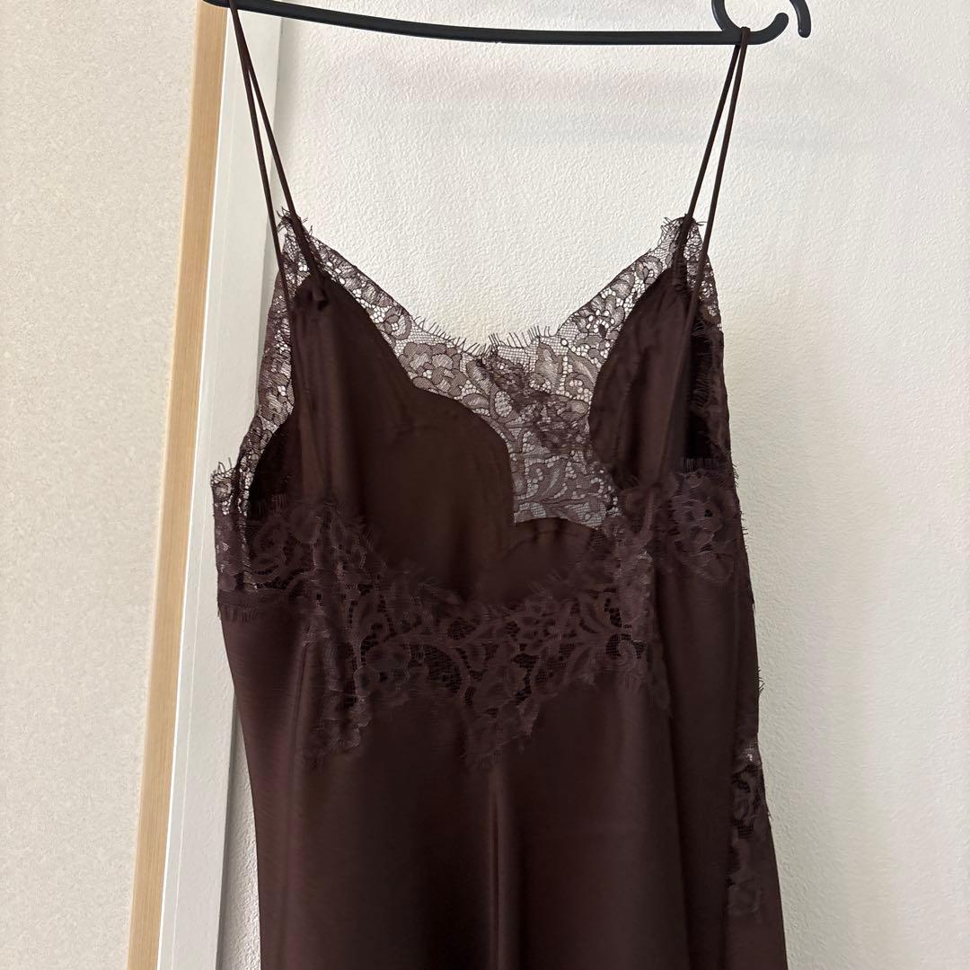 ZW COLLECTION アシンメトリーレースワンピース