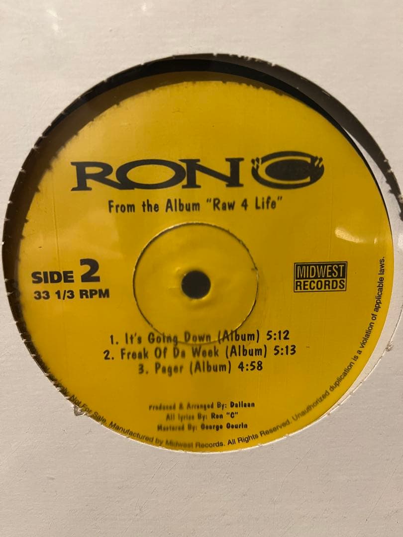 洋楽 G-RAP RON C