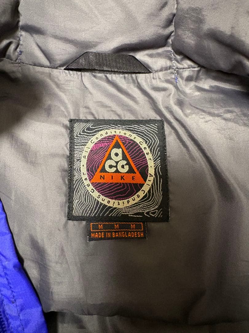 NIKE ACG ダウンベスト ブルー