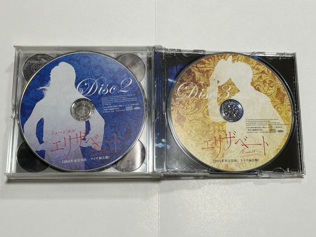 ミュージカル　エリザベート2015年版キャスト 全曲収録ライヴ盤CD 東宝
