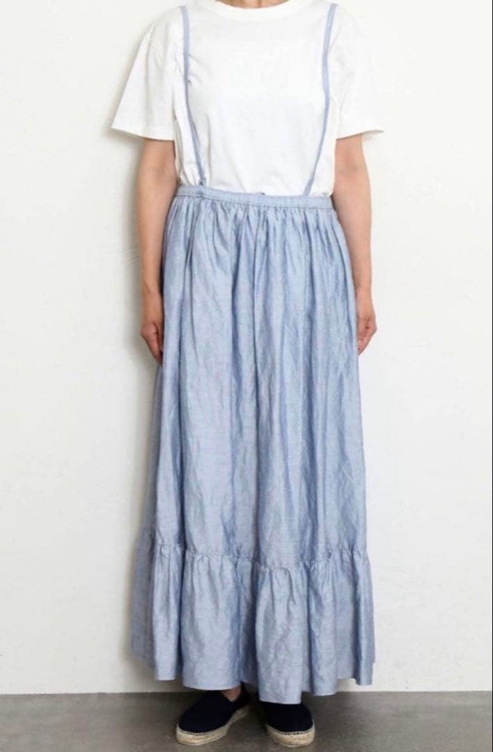 ●美品●ジャーナルスタンダードラックス 肩紐付きエアワッシャーギャザースカート♡