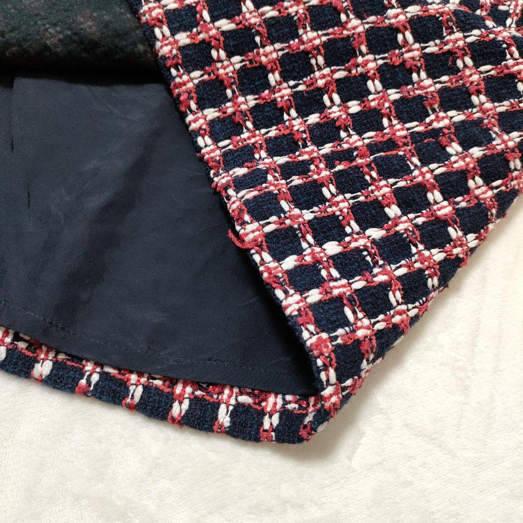 美品❢アナイ　ANAYI　セットアップ　ツイートジャケット＆スカート　38