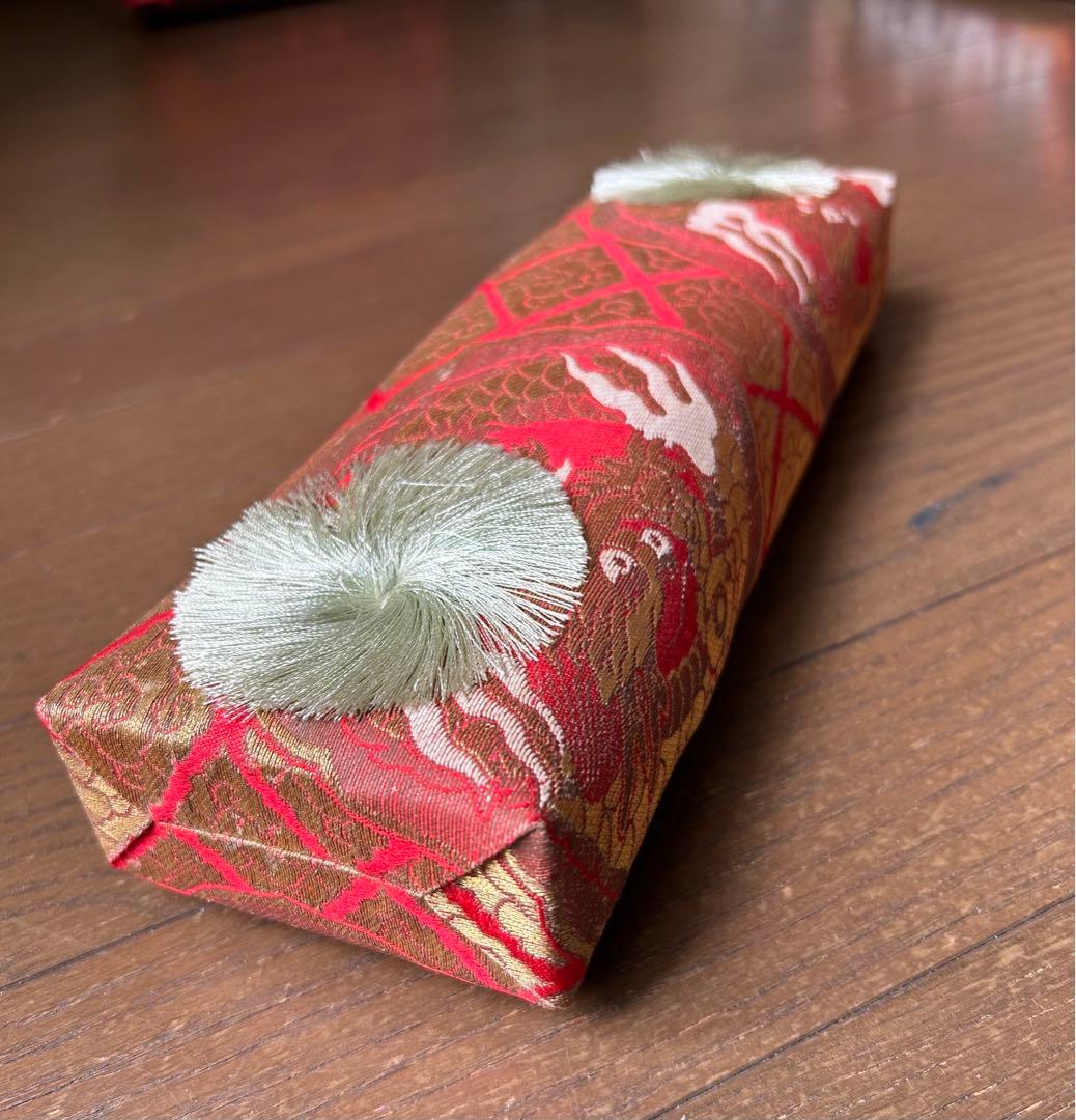 琴枕 口前袋　和楽器 道具
