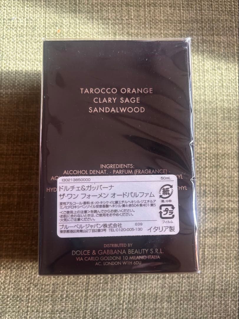 香水(男性用) Dolce & Gabbana The One 50mL