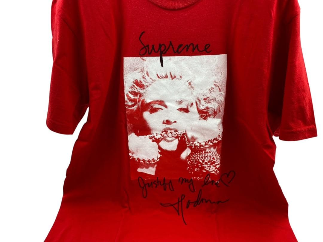 極美品 Supreme マドンナ Tシャツ レッド 赤 木村拓哉