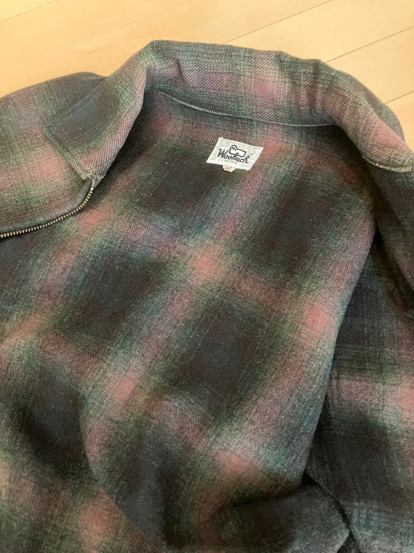 Wool richウールリッチUSAヴィンテージ シャドーチェック ジャケットL