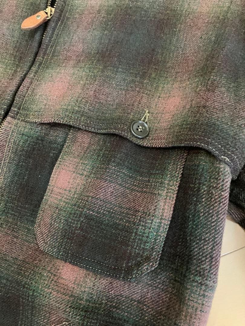 Wool richウールリッチUSAヴィンテージ シャドーチェック ジャケットL