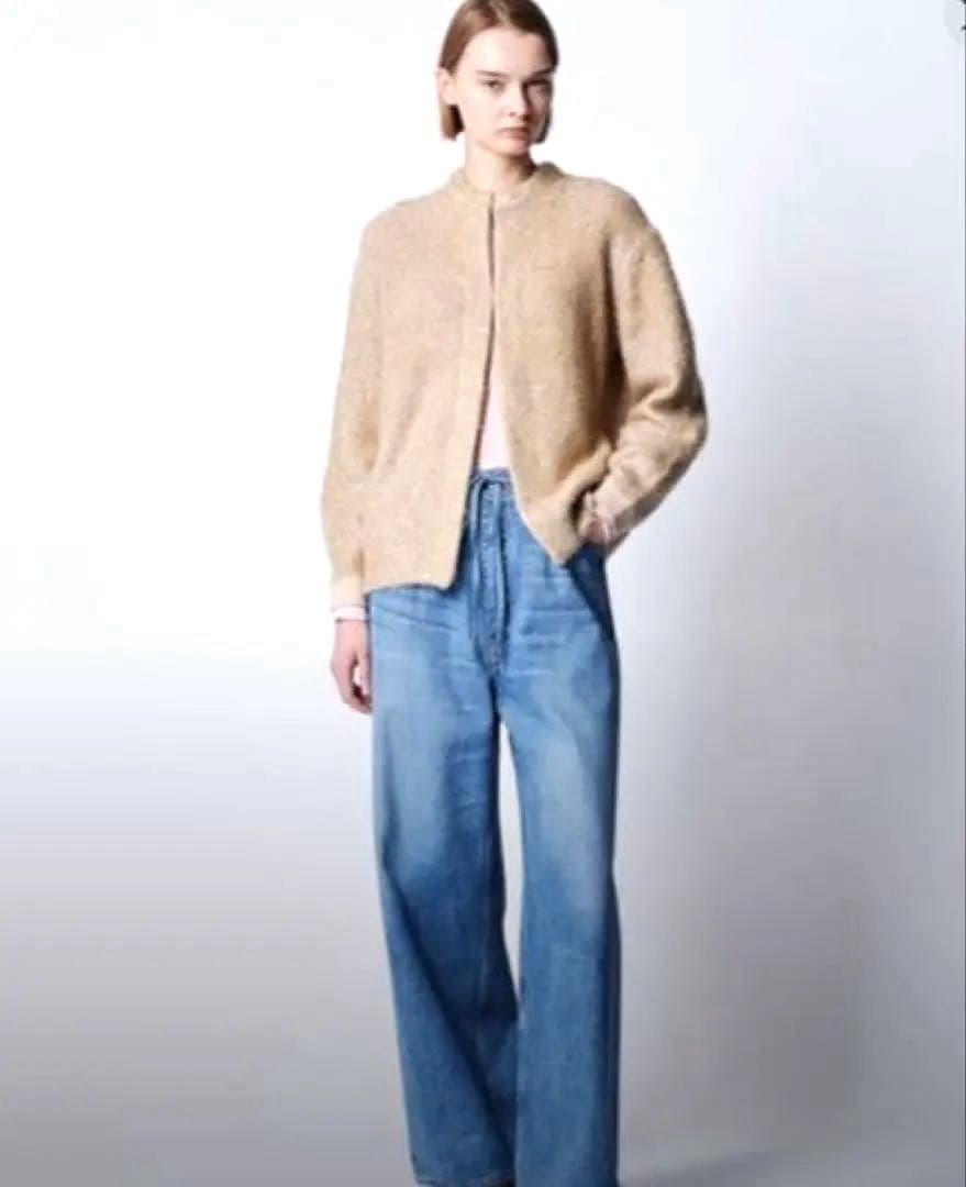 ドゥロワー DRAWER 2025 RESORT1 3Gラメカーディガン
