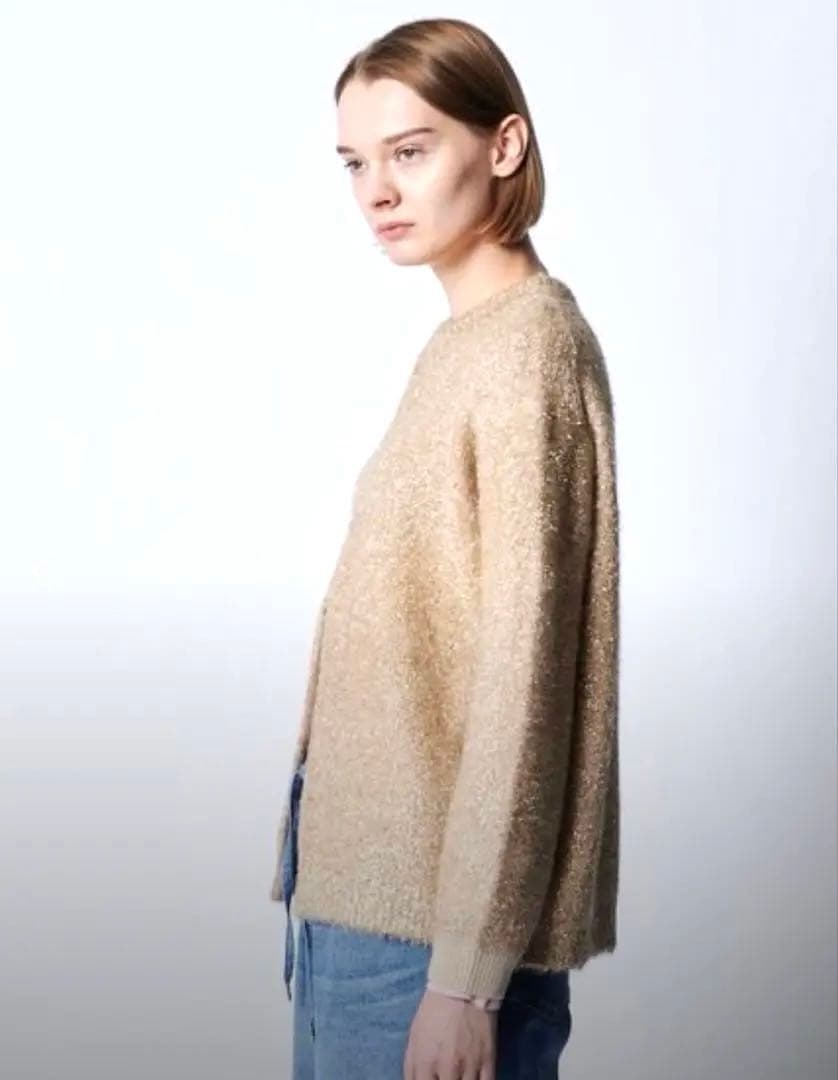 ドゥロワー DRAWER 2025 RESORT1 3Gラメカーディガン