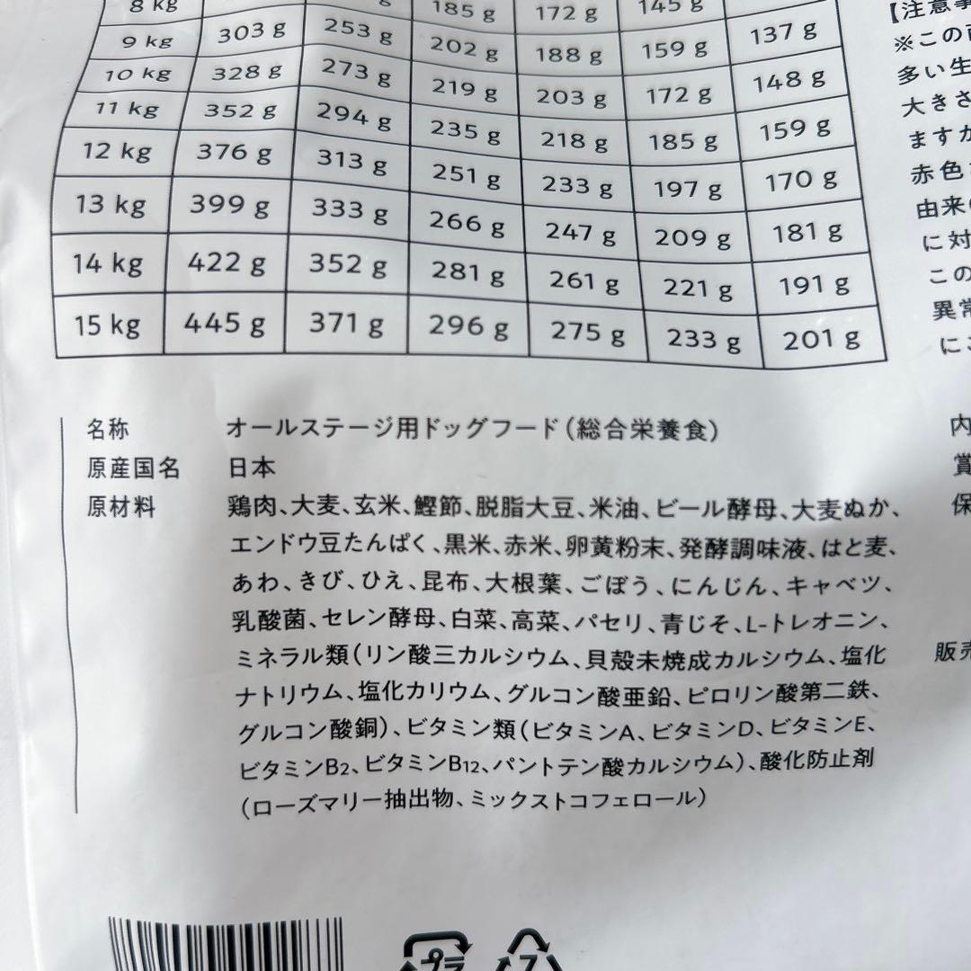 OBREMO オブレモ ドッグフード 鶏肉 ドライ 犬用 800g 2袋
