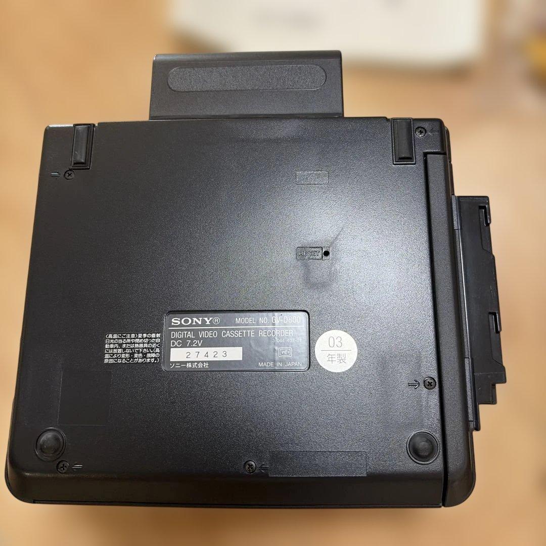 SONY GV-D800 デジタルビデオカセットレコーダー