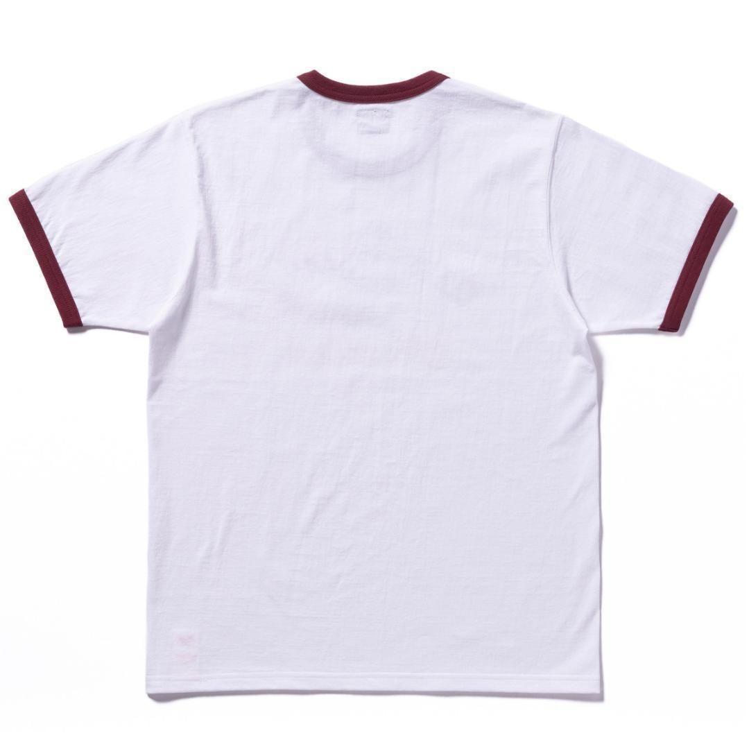 ジョーマッコイ TEE BIRDIES WHITExBURGUNDY (M)