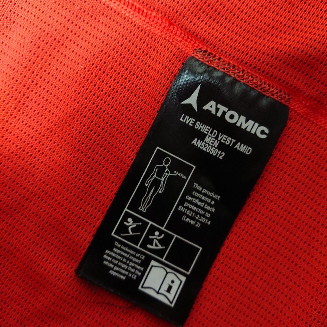 送料無料【ATOMIC】背中プロテクター スキー M スノボにも