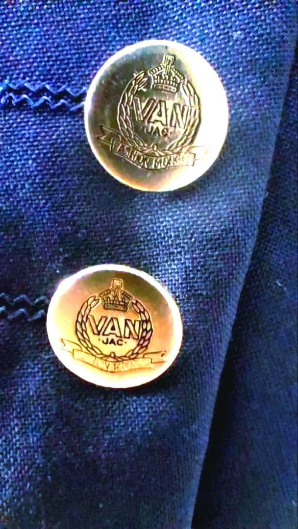 VAN JACKET 濃紺ブレザー 金ボタン ヴァンヂャケット