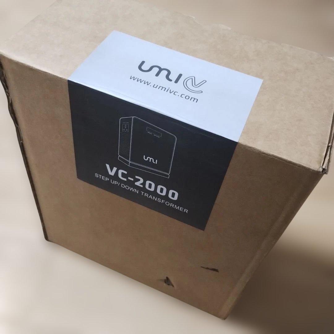 UMIVC 変圧器 2000W 海外電気製品 昇圧器 昇圧機 アップトランス