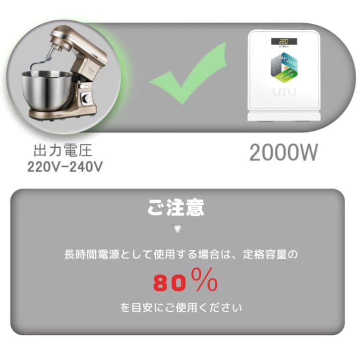 UMIVC 変圧器 2000W 海外電気製品 昇圧器 昇圧機 アップトランス