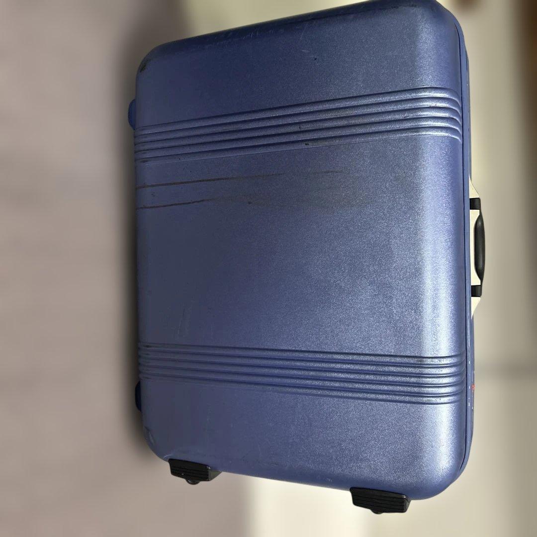 Samsonite 青いスーツケース